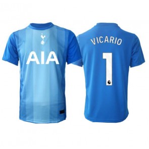 Tottenham Hotspur Guglielmo Vicario #1 Målvakt Replika Bortatröja 2025-26 Kortärmad